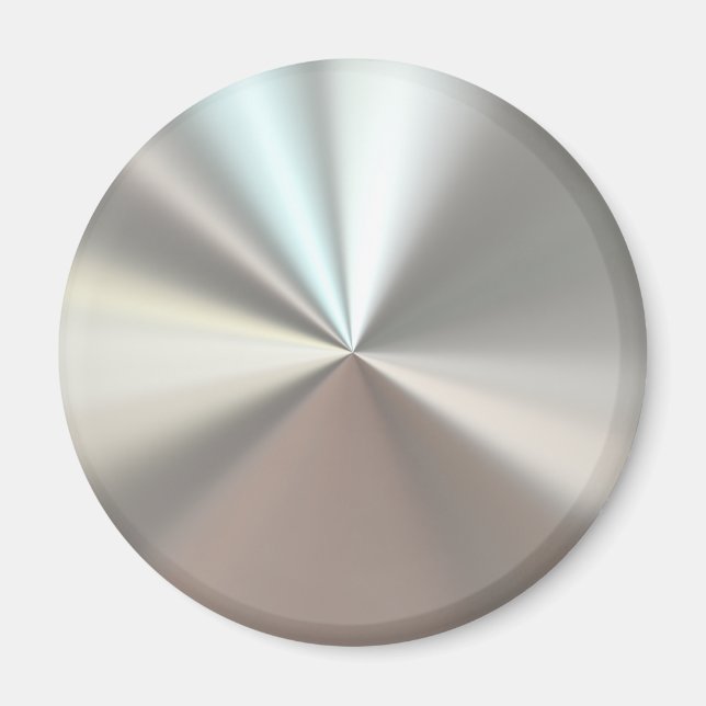 Konstnärliga silver metall magnet (Framsidan)