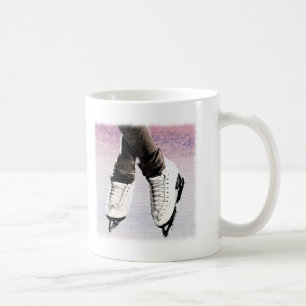 Konstnärliga skridskor kaffemugg