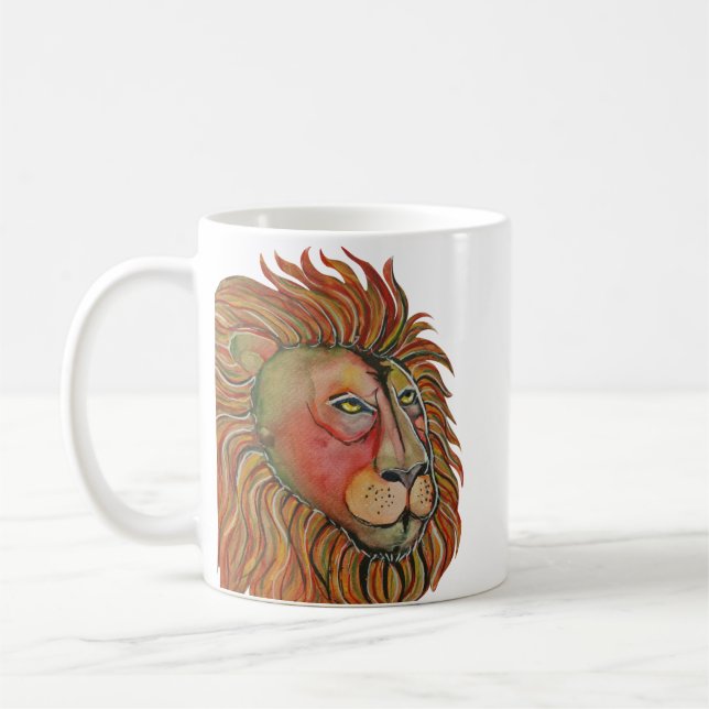 Konstnärliga srilankesiska gåvor kaffemugg (Vänster)