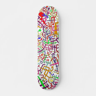 Konstnärliga styrelsen old school skateboard bräda 21,6 cm