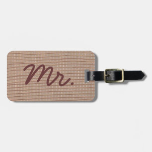 Konstnärliga Tan Burlap Målning Bagagebrickor