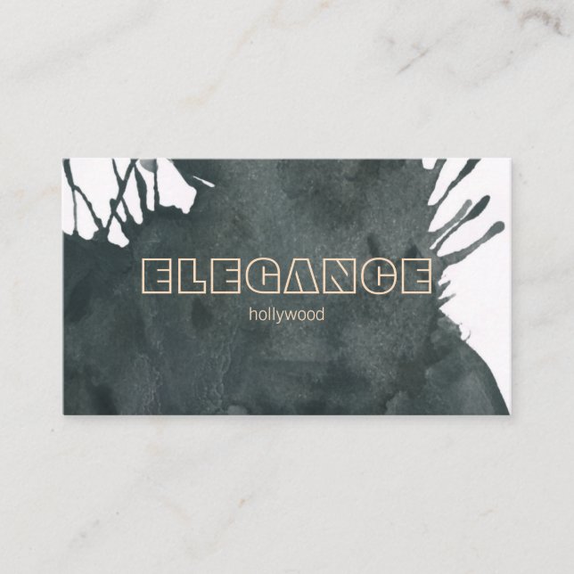 Konstnärliga vattenfärger, uttryckliga visitkort (Framsida)