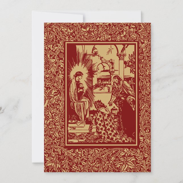 Konstnärliga verk och hantverk Stil 1896 jultomhet Julkort (Framsida)