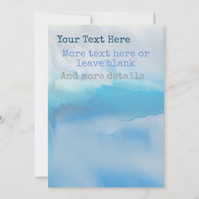 Konstnärligt Affärskort Inbjudningar (Framsida)