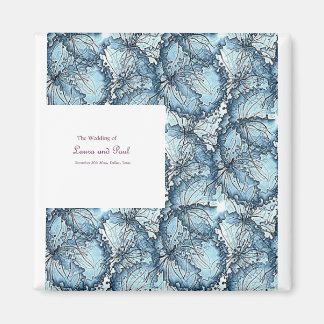 Konstnärligt bröllop kvadrerar magneter