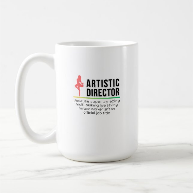 Konstnärligt direktiv kaffemugg (Vänster)