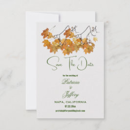 Konstnärligt Höst löv Spara datum