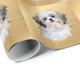 Konstnärligt Hundar - Shih Tzu Presentpapper
