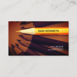 Konstnärligt idérikt färgrikt ritar PR-visitkorten Visitkort