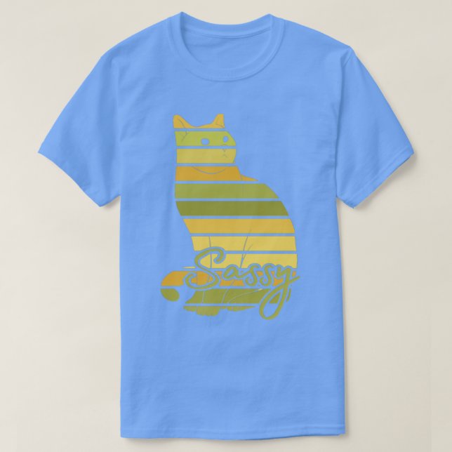 Konstnärligt katt t shirt (Design framsida)
