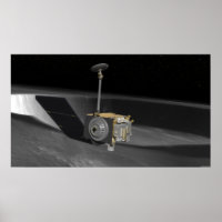 Konstnärligt koncept för Lunar Reconnaissance Orbi