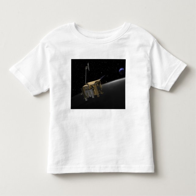 Konstnärligt koncept för Lunar Reconnaissance Orbi T-shirt (Framsida)