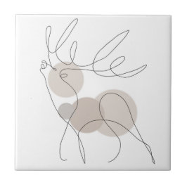 Konstnärligt linjer, vitt, svart, grått Light Kakelplatta