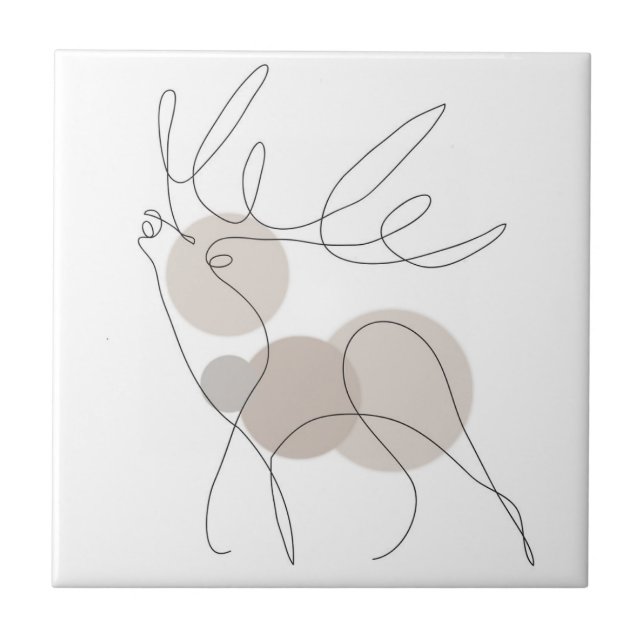 Konstnärligt linjer, vitt, svart, grått Light Kakelplatta (Framsidan)