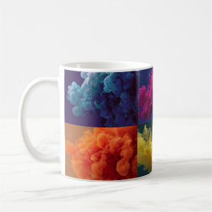 konstnärligt mönster kaffemugg