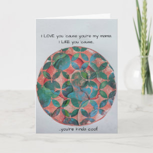 Konstnärligt Mor-dagskort Kort