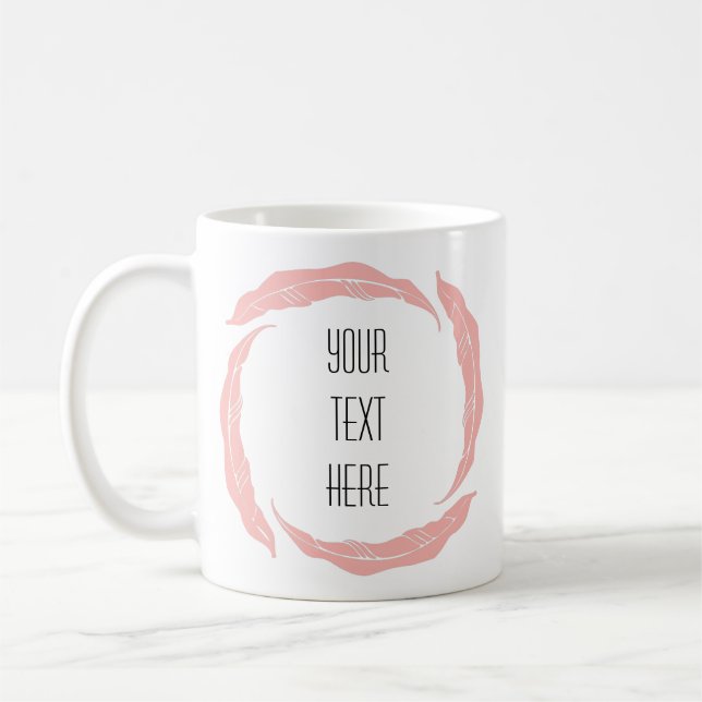 Konstnärligt Ram Skapar ditt eget kaffe Mugg (Vänster)