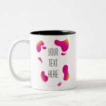 Konstnärligt Ram Skapar ditt eget tvåtonshölje Mug