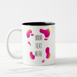 Konstnärligt Ram Skapar ditt eget tvåtonshölje Mug Två-Tonad Mugg