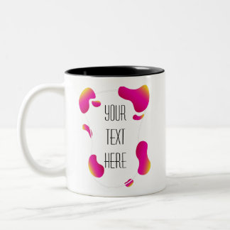 Konstnärligt Ram Skapar ditt eget tvåtonshölje Mug Två-Tonad Mugg