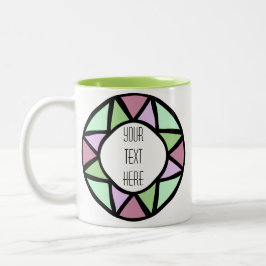 Konstnärligt Ram Skapar ditt eget tvåtonshölje Mug Två-Tonad Mugg