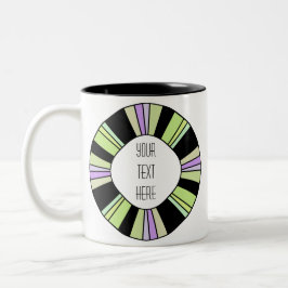 Konstnärligt Ram Skapar ditt eget tvåtonshölje Mug Två-Tonad Mugg