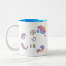 Konstnärligt Ram Skapar ditt eget tvåtonshölje Mug Två-Tonad Mugg