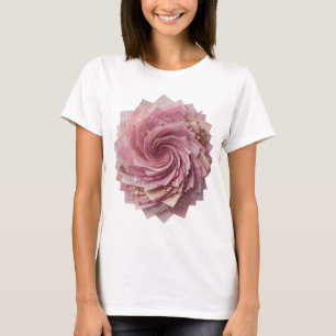 Konstnärligt Silver ABSTRAKT KONST Konsttryck T Shirt
