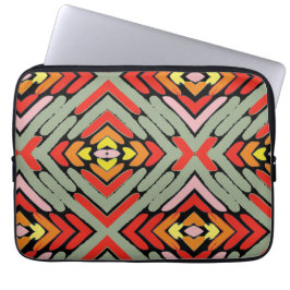 Konstnärligt sydvästlig flerfärgad mönster laptop fodral