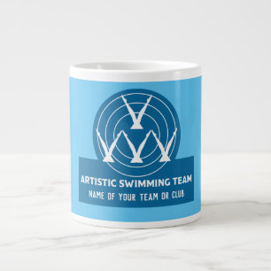Konstnärligt synkroniserat swimming Klubb Team T-S Jumbo Mugg