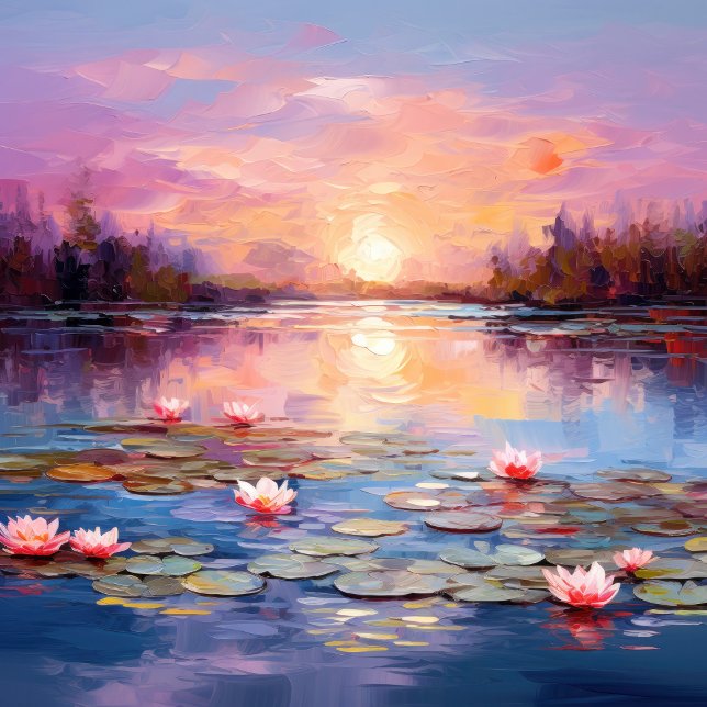 konstnärligt uttryck canvastryck (Monet's Gardens: Where Dreams Blossom into Art.)