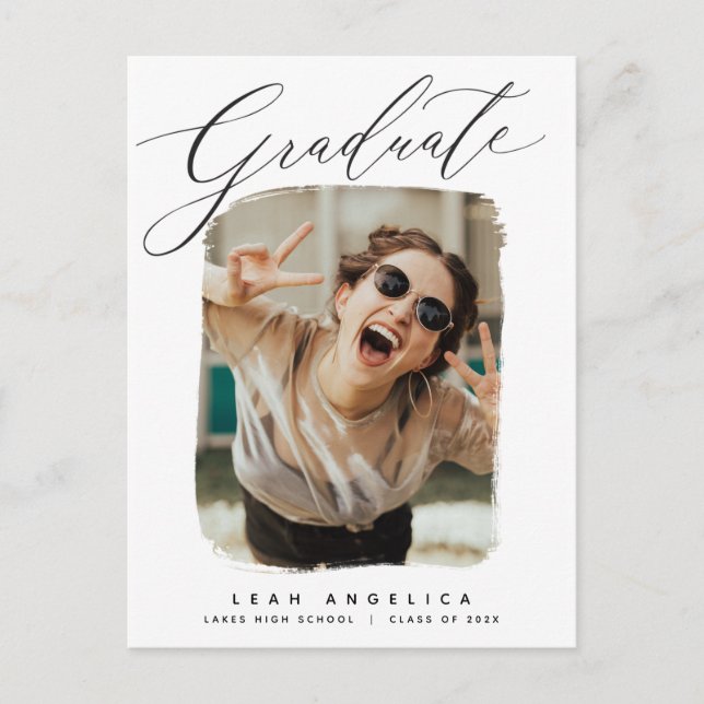 Konstnärligt vykort för foto Studenten i Ram (Framsida)