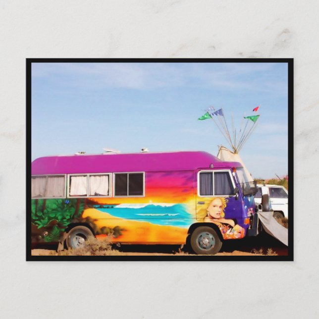 Konstnärligt vykort för Transport (Framsida)