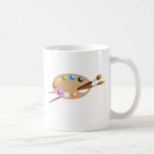 Konstnärpalett Kaffemugg