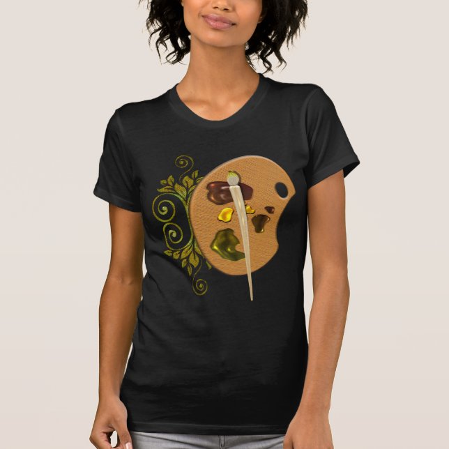 Konstnärpalett T-shirt (Framsida)