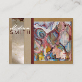 Konstnärprofessionell Visitkort