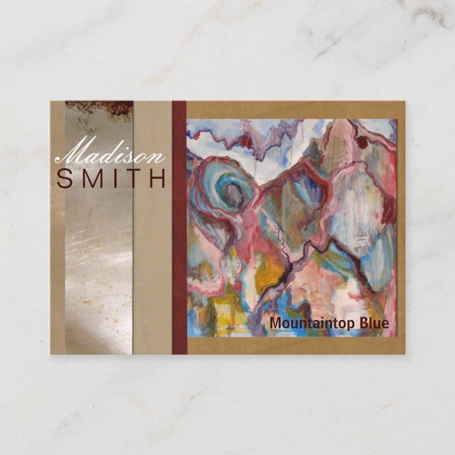 Konstnärprofessionell Visitkort (Framsida)