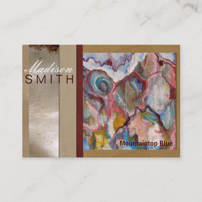 Konstnärprofessionell Visitkort (Framsida)