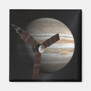 Konstnärs begrepp av det Juno rymdskepp Magnet