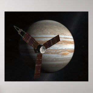 Konstnärs begrepp av det Juno rymdskepp Poster