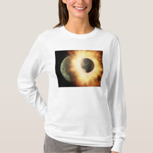 Konstnärs begrepp av en himlakropp t-shirt