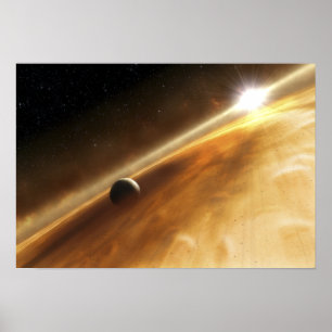 Konstnärs begrepp av stjärnan Fomalhaut Poster