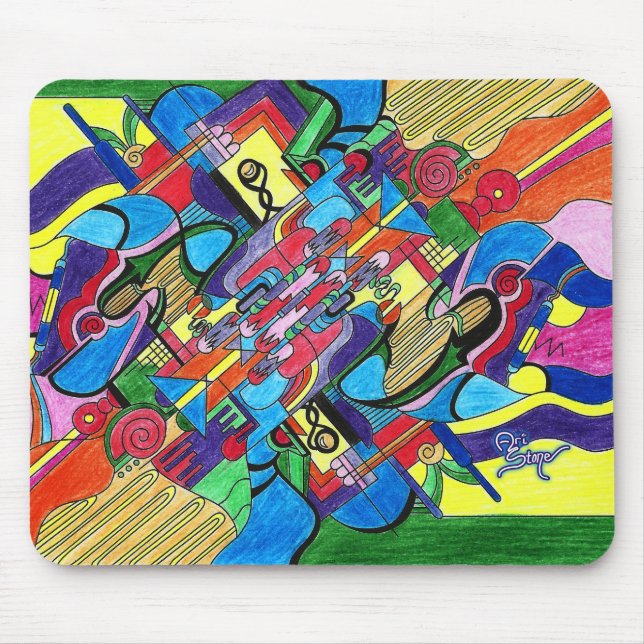 Konstnärs dröm musmatta (Framsidan)