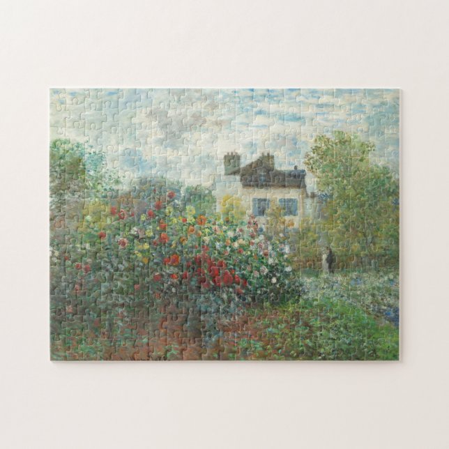 Konstnärs Garden Renoir-bilder Pussel (Horisontell)