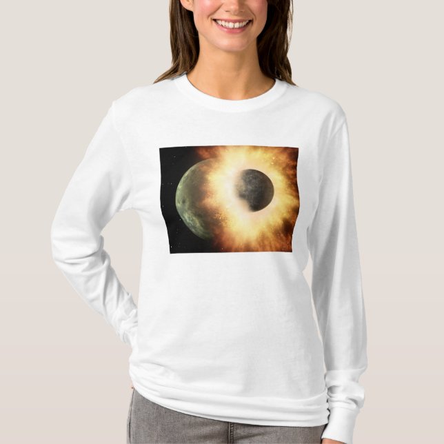 Konstnärs koncept för ett celestial body t-shirt (Framsida)