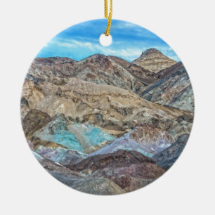 (Konstnärs palett) den Death Valley nationalparke Julgransprydnad Keramik