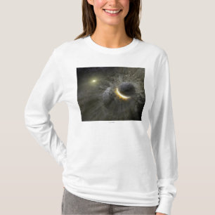 Konstnärs sammanstötning för begreppsutrymme p t-shirt