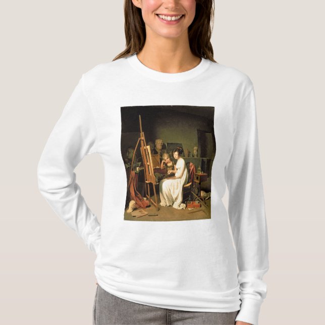 Konstnärs studio tee shirt (Framsida)