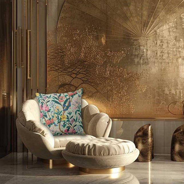Konstnärs trädgårdsmuseets design i Art Nouveau-st Kudde (Skapare uppladdad)