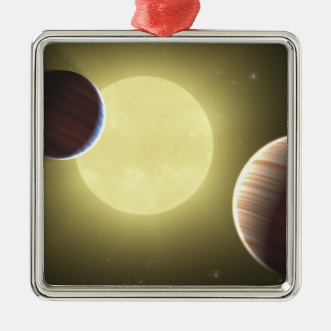 Konstnärsbegrepp 2 julgransprydnad metall (Framsidan)